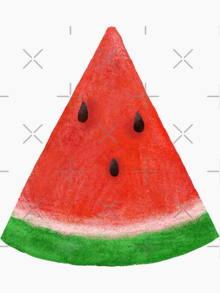 Thumbnail 3 of 3, Sticker, Watermelon Print designed and sold by ddanyen.
