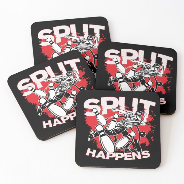 Item preview, Funny Bowling Gift Split Happens designed and sold by printworxx.