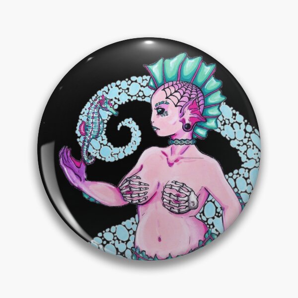 Item preview, Punk Mermaid - seahorse designed and sold by KeishokuMizuki.
