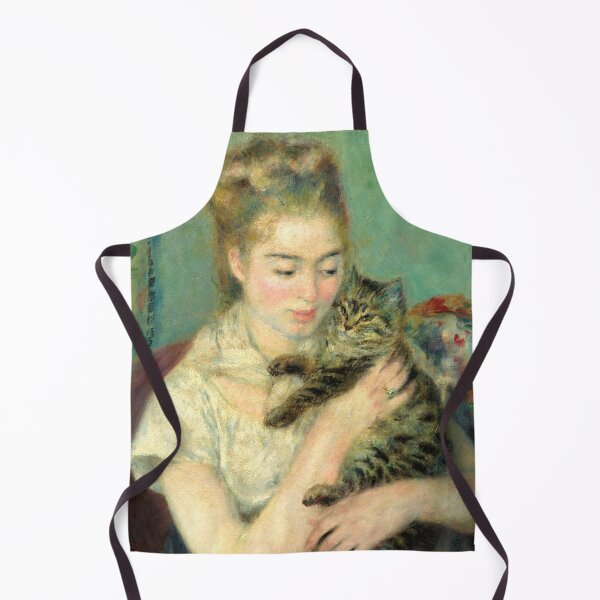 Item preview, Woman with a Cat - Pierre Auguste Renoir  designed and sold by maryedenoa.