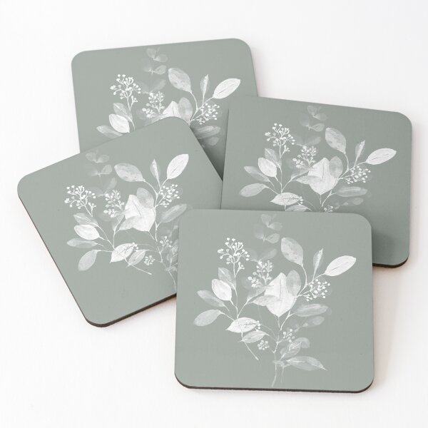 Item preview, sage green eucalyptus designed and sold by StudioArtNew.