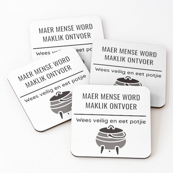 Artikelvorschau, Mense Wort maklik ontvoer - Afrikaans waarskuwing entworfen und verkauft von Galathi Designs.