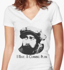 Baldrick - I Have A Cunning Plan Women's Fitted V-Neck T-Shirt