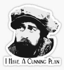 Baldrick - I Have A Cunning Plan Sticker