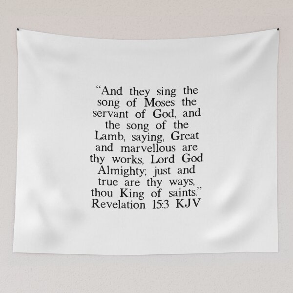 Item preview, Revelation 15:3 KJV designed and sold by IBMClothing.