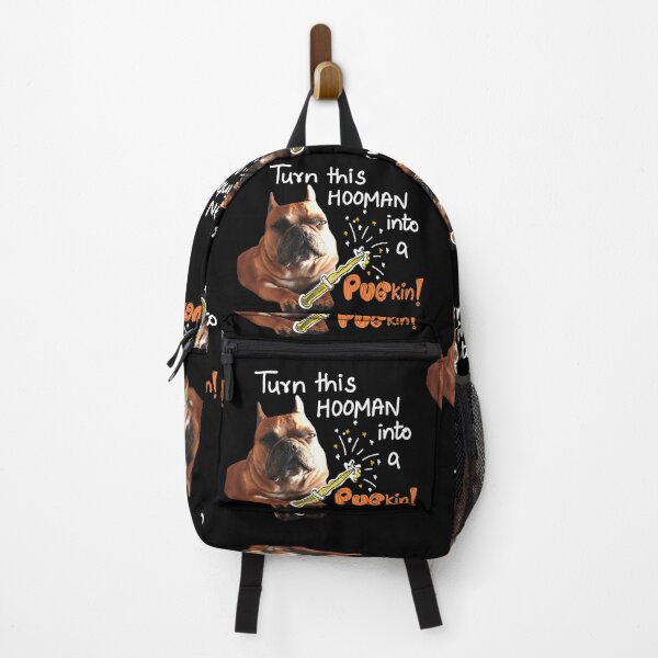 Item preview, Pug Halloween  T shirt graphic "Turn this Hooman into a Pugkin"  designed and sold by spooks draws.