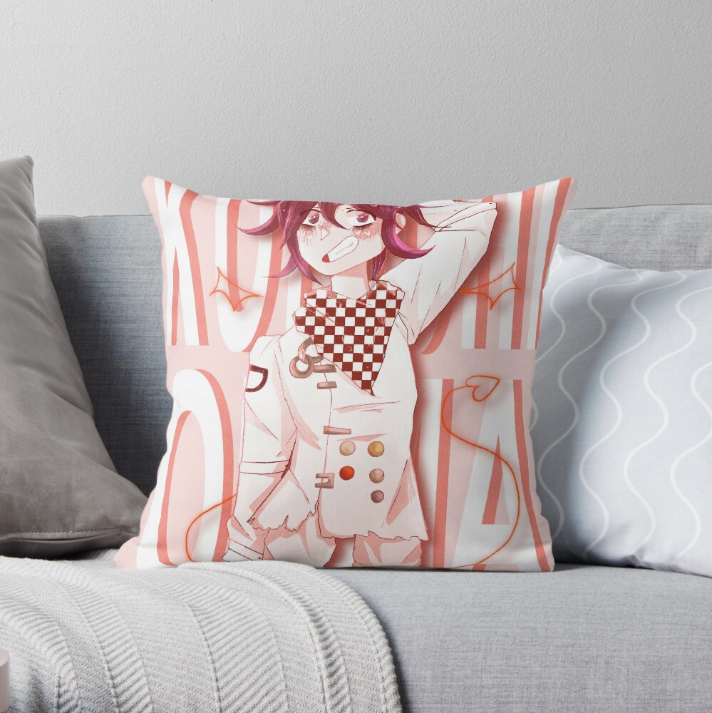 "Kokichi ouma pinkish " Throw Pillow for Sale by oreogurl Redbubble