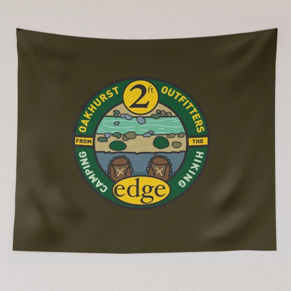 Item preview, Oakhurst Outfitters - Living Life 2 Feet from the Edge  - Tee-shirts and swag designed and sold by NeatlineFX.