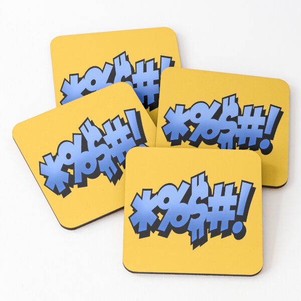 Item preview, Swearing! Comics Speach Bubble - Super Heroes Unite! Collection designed and sold by Pinkaudi.