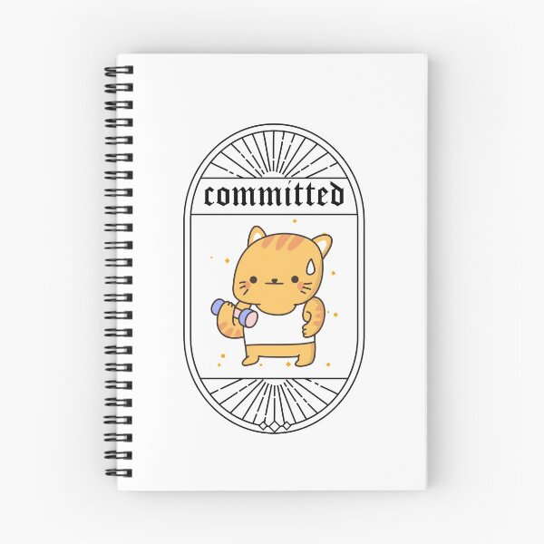 Item preview, Committed Cat designed and sold by wordyviral.