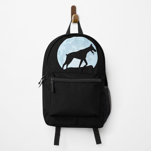 Item preview, doberman lover dog moon gift dobermann silhouette designed and sold by alaechamlal.