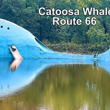 Artwork thumbnail, Route 66 Catoosa Whale - Big Blue Whale by WarrenPHarris