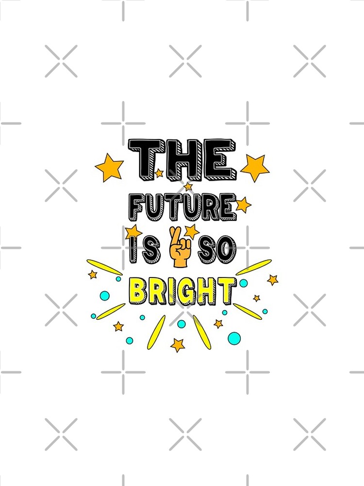 Discover The future is so bright cross fingers gifts iPhone Case