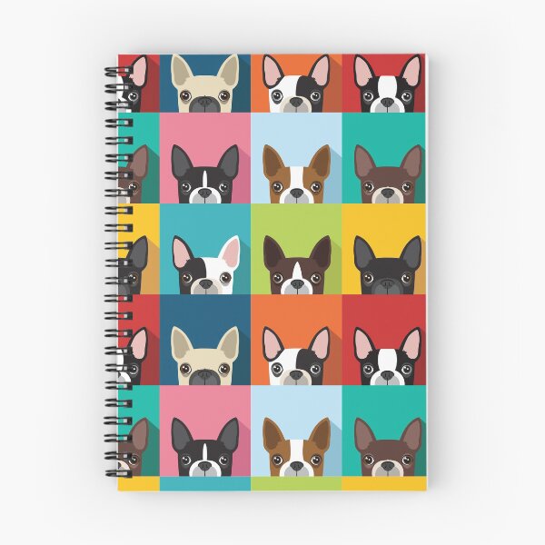 Item preview, Boston Terrier Dog Pattern Paws  designed and sold by givemedogs.