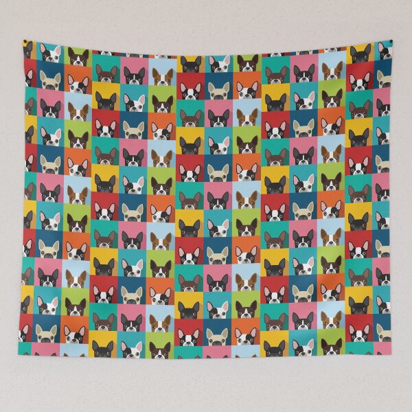 Item preview, Boston Terrier Dog Pattern Paws  designed and sold by givemedogs.