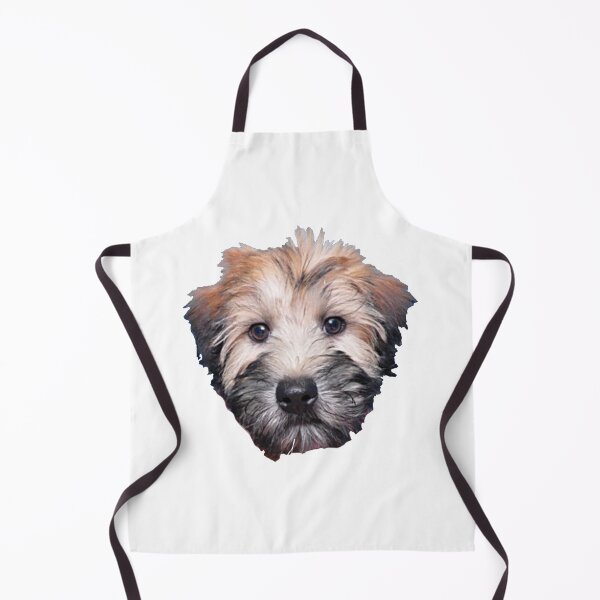 Item preview, Wheatan Terrier Fuzz Ball Puppy Face designed and sold by BankrobberGus.