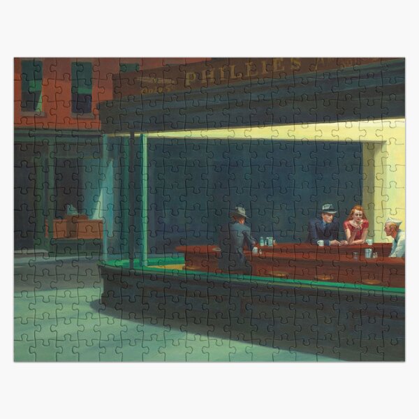 Edward Hopper - Nighthawks Jigsaw Puzzle