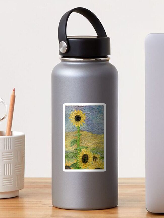 Thumbnail 1 of 3, Sticker, Sunflowers designed and sold by ddanyen.