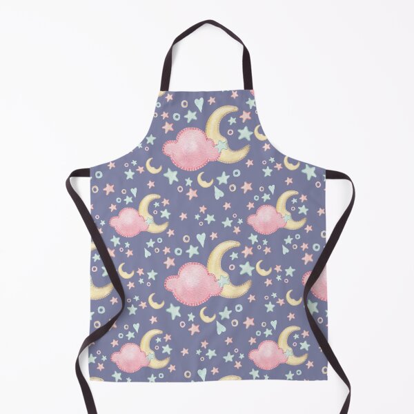 Item preview, Goodnight Moon and Stars - with Embroidered Effect designed and sold by madtoyman.