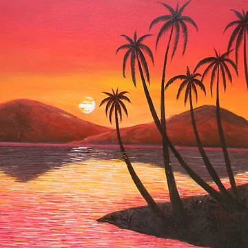 Artwork thumbnail, sunset by Pinapple91