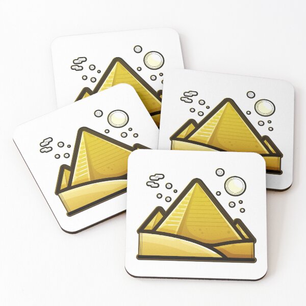 Item preview, The Great Pyramids In Gold - Egypt - Egyptian designed and sold by IBMClothing.