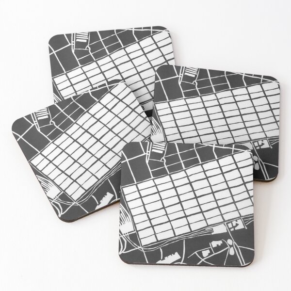 Item preview, Map of Melbourne's CBD grid designed and sold by bethialord.