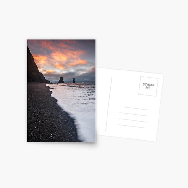 Black Sand Beach Postcard