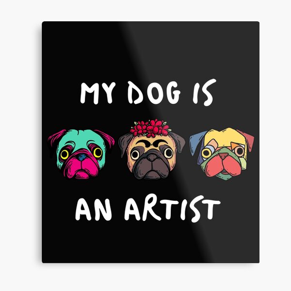 metallbilder picasso hund redbubble