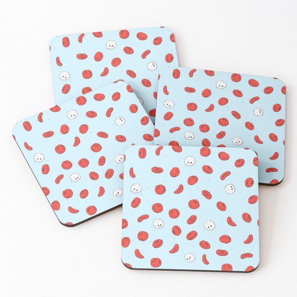 Item preview, Cute Blood Cells pattern designed and sold by cutescience.