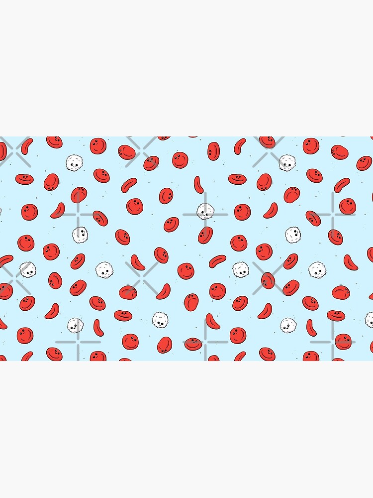 Imagen 6 de 6, Taza de café con la obra Glóbulos rojos y blancos, diseñada y vendida por cutescience.