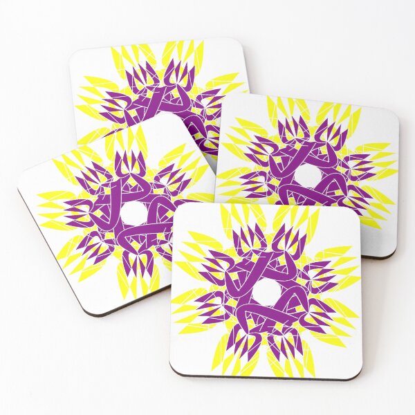 Item preview, Mandala Purple Yellow designed and sold by kyds.