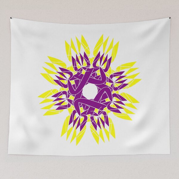 Item preview, Mandala Purple Yellow designed and sold by kyds.
