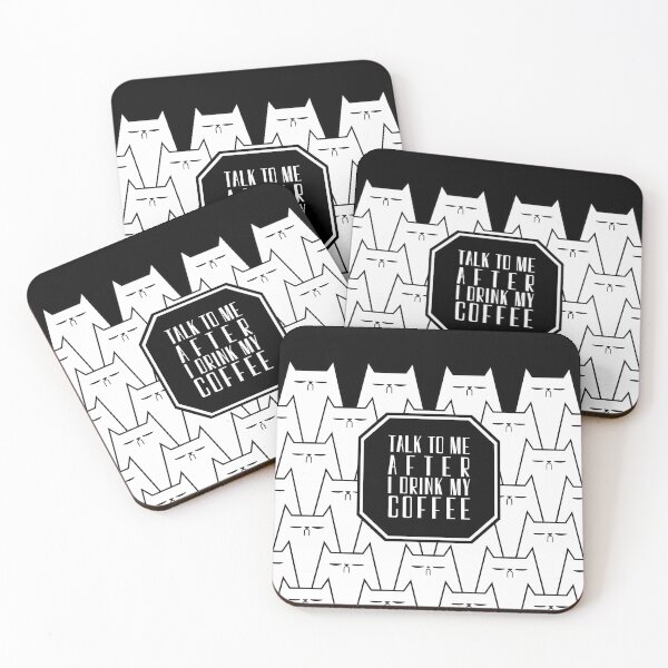 Item preview, Talk to me after I drink my coffee. designed and sold by ThatThingUBrew.