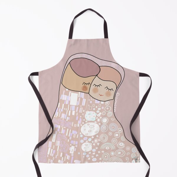 Item preview, The kiss, Gustav Klimt simplified designed and sold by IDIONOTUS.