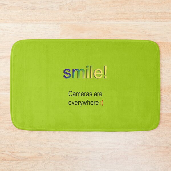 Item preview, Smile! Cameras are everywhere :( designed and sold by JoAnnFineArt.