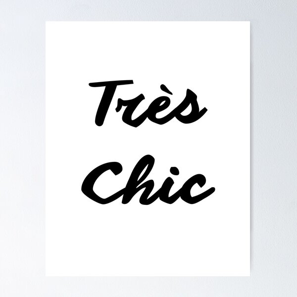 Trés Chic The 20s 3 Poster for Sale by HeritageScrap