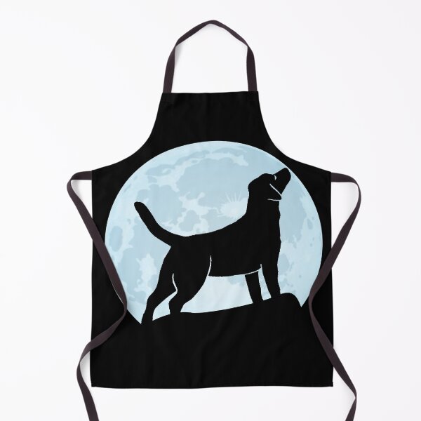 Item preview, labrador lover dog moon gift labrador retriever silhouette designed and sold by alaechamlal.