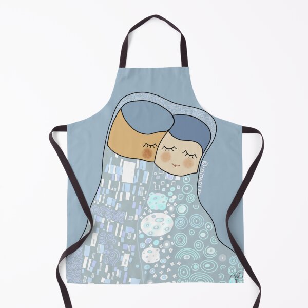 Item preview, The kiss, Gustav Klimt simplified designed and sold by IDIONOTUS.