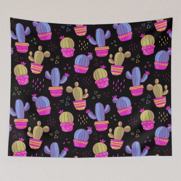 Item preview, Rose And Green Cactus Pattern Mask designed and sold by Marstore.