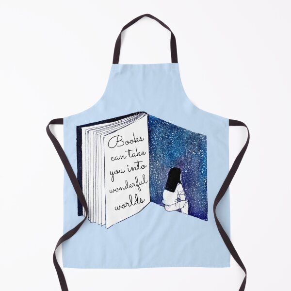 Item preview, Books Can Take You Into Wonderful Worlds Watercolor Hand drawn Design designed and sold by ThoughtJumble.