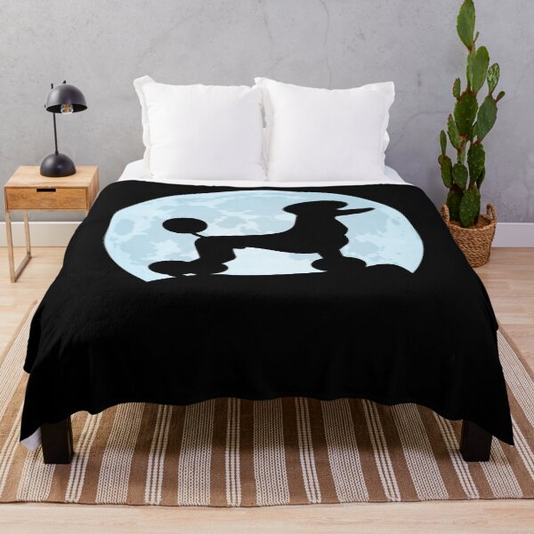 Item preview, poodle lover dog moon gift silhouette designed and sold by alaechamlal.