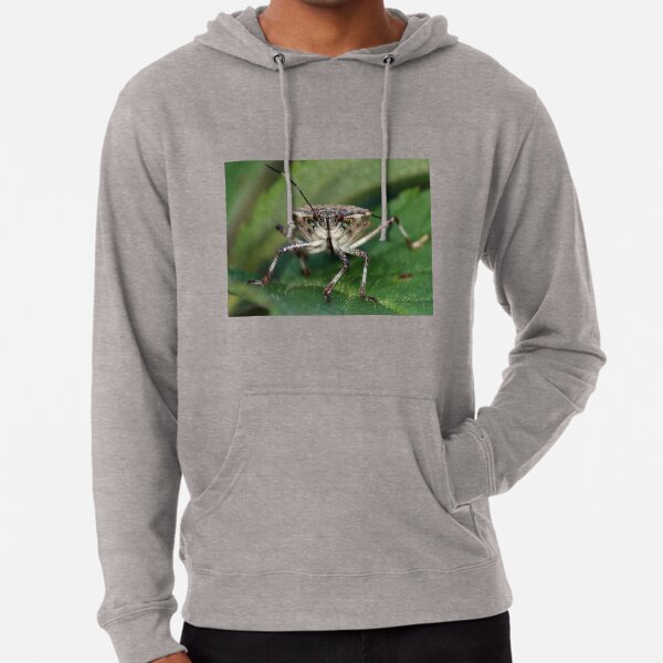 Brown Stinkbug Face Lightweight Hoodie