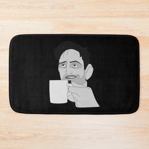 Item preview, Dean McCoppin Smug Drink Redraw Noir Black White designed and sold by 1SilentEcho.