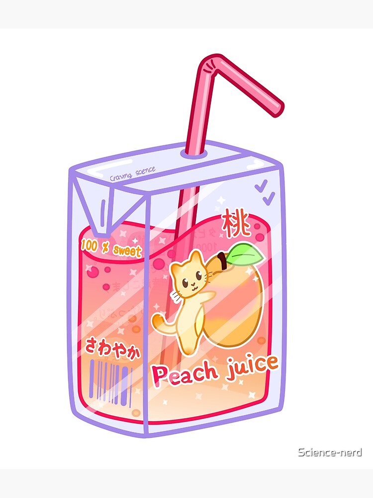 kawaii crystal juice bottle Poster for Sale by Science-nerd