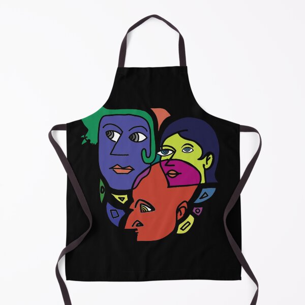 Item preview, Abstract Faces Portrait designed and sold by LADYGOODMOOD.
