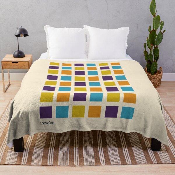 Item preview, Bauhaus inspired Español squares poster designed and sold by Boxing Kangaroo Retail Company.