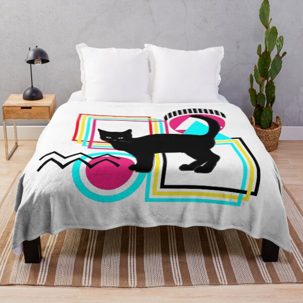 Item preview, Retro black cat style designed and sold by crikz.