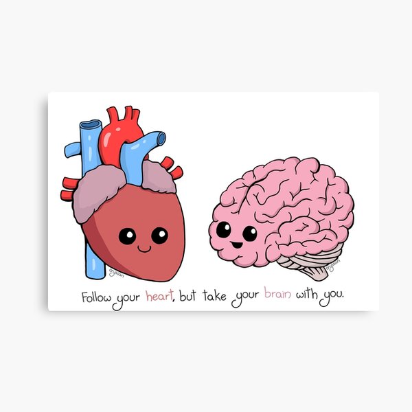 Follow your heart Canvas Print