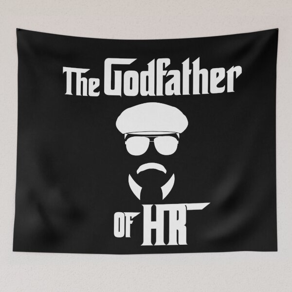 Item preview, The Godfather of HR human resource funny style tshirt and mask design designed and sold by AnujShah7.