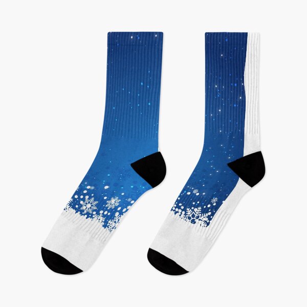 Item preview, Snowflakes and Stars Winter Sky designed and sold by stargazerdesign.